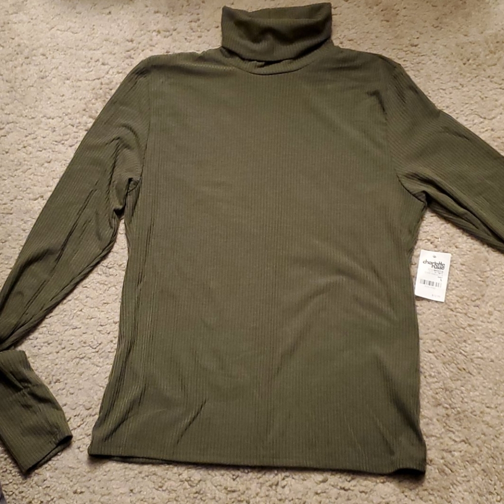 Olive Green turtle neck